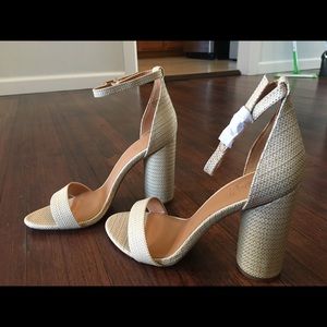 J. CREW Ankle Strap Heels